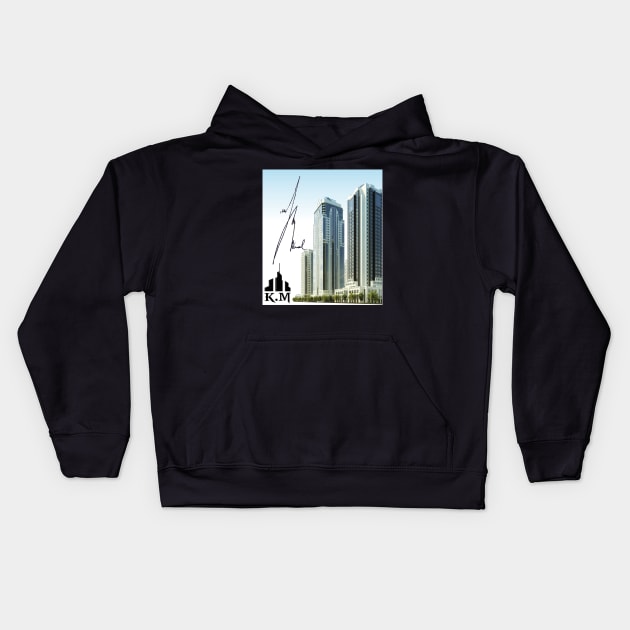 CITY K.M Kids Hoodie by TOPTshirt